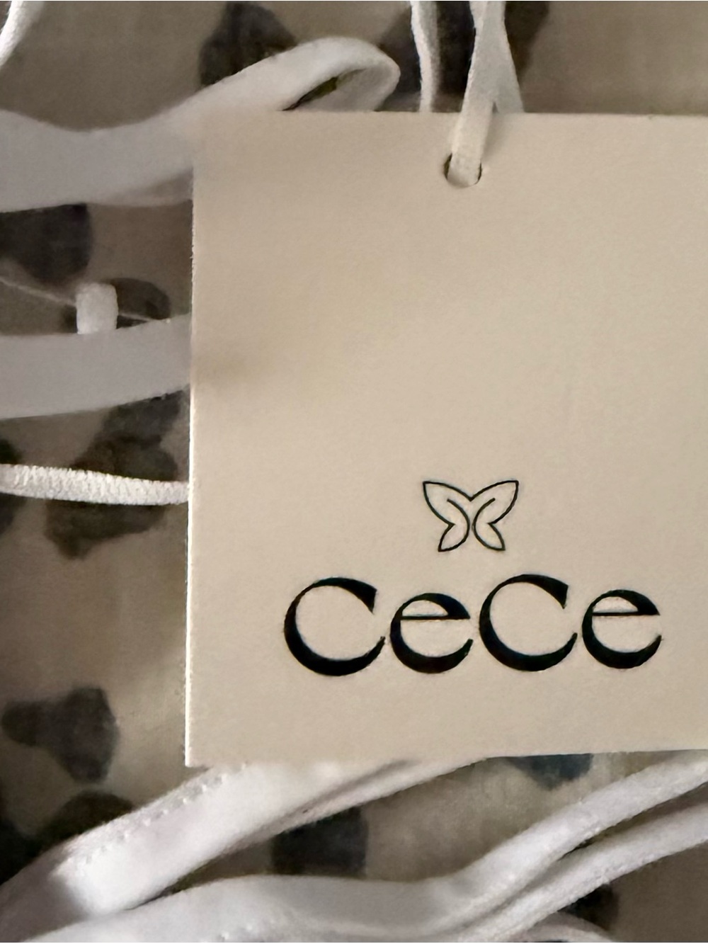 CeCe White Smocked Sleeveless Peplum Tank - Picture 4 of 4